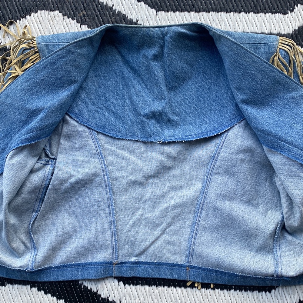 Vintage Western Fringe and Bead Jacket - Picture 8 of 13